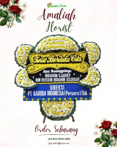Papan Bunga Duka di Kebraon